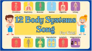 12 Body Systems Song 🫀 Fun & Easy for Kids! 🎶