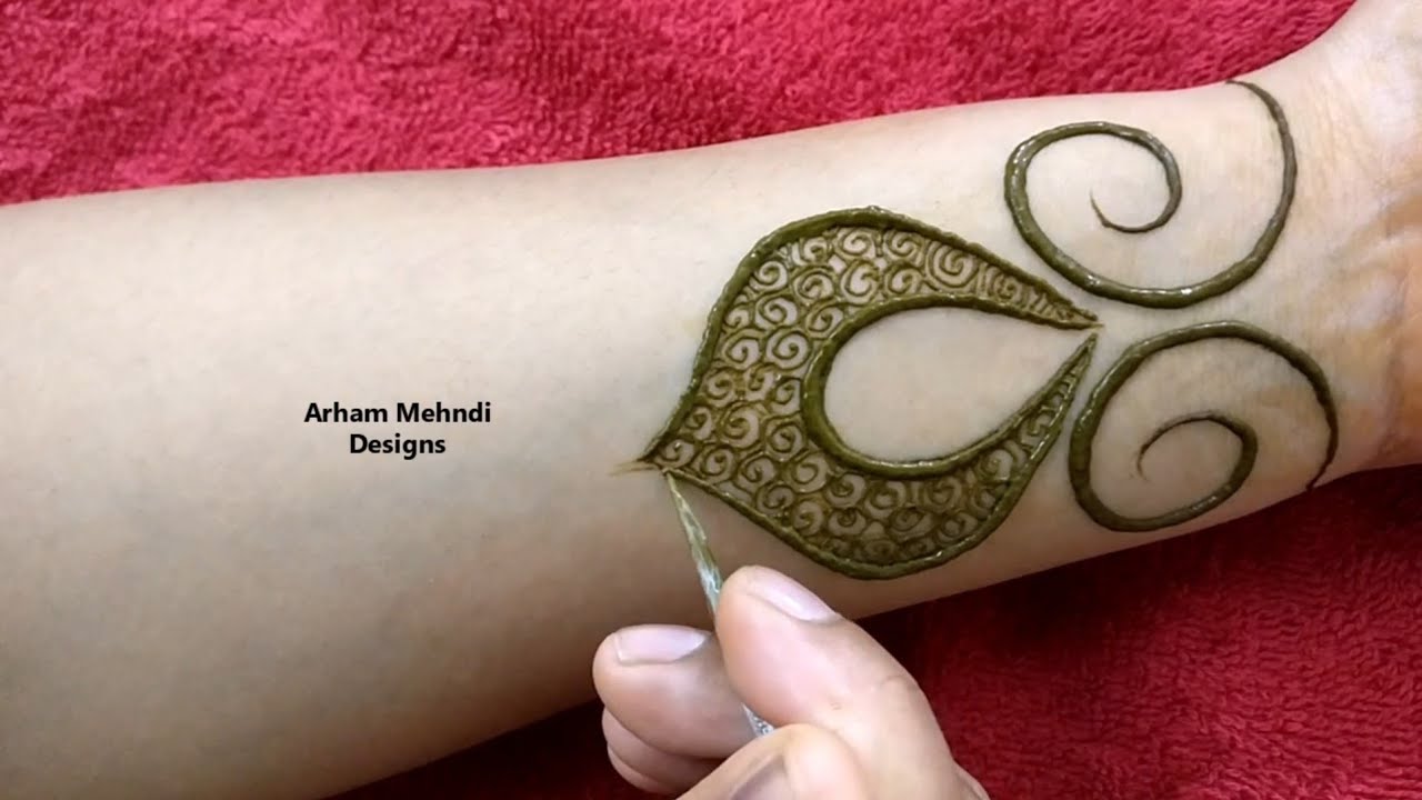 Simple Arabic Mehndi Designs For Front Hand K4 Fashion