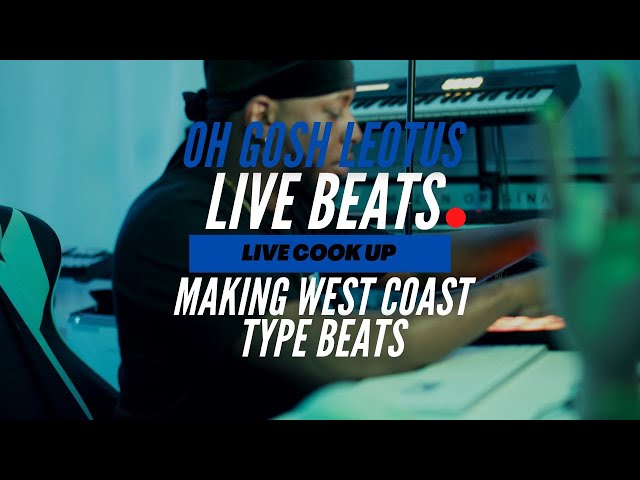 MAKING WEST COAST TYPE BEATS IN FL STUDIO 20 LIVE!!!