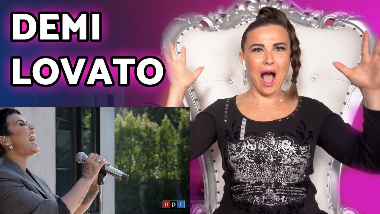 Vocal Coach Reacts to Demi Lovato: Tiny Desk- Dancing with the Devil