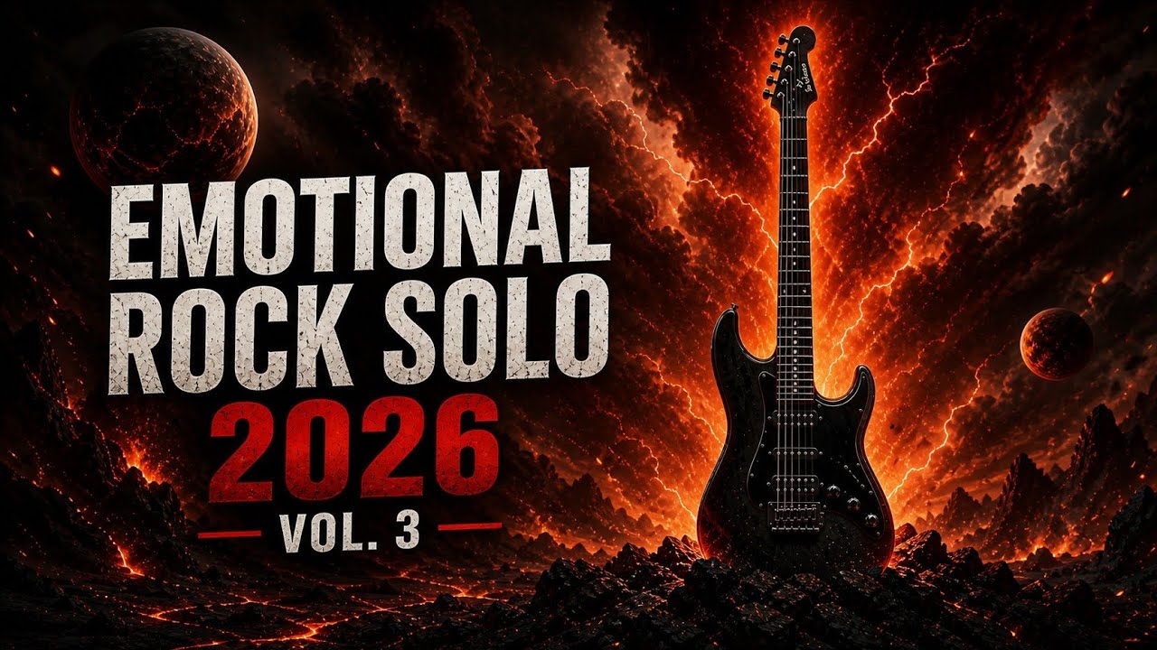 Dark Fire Guitar Solo 2026 ⚡ Emotional Rock Mix