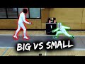 Does skill beat size in fencing epee