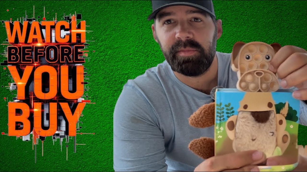 Little Puppy Animal Baby Book | Educational Children's Books, Sensory Board Book with Pop It