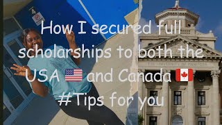 HOW I SECURED ADMISSIONS AND FUNDING TO BOTH THE USA 🇺🇸 AND CANADA🇨🇦 #universityofmanitoba