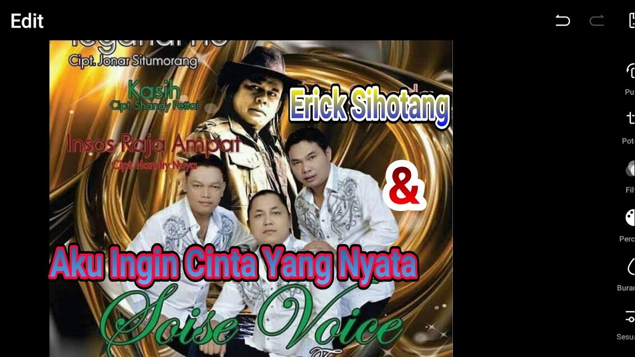Aku Ingin Cinta Yang Nyata SOISE VOICE Feat ERICK SIHOTANG (Official Music Video)