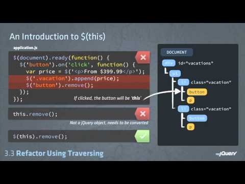 07 Refactor Using Traversing
