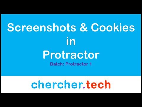 Screenshots and Cookies