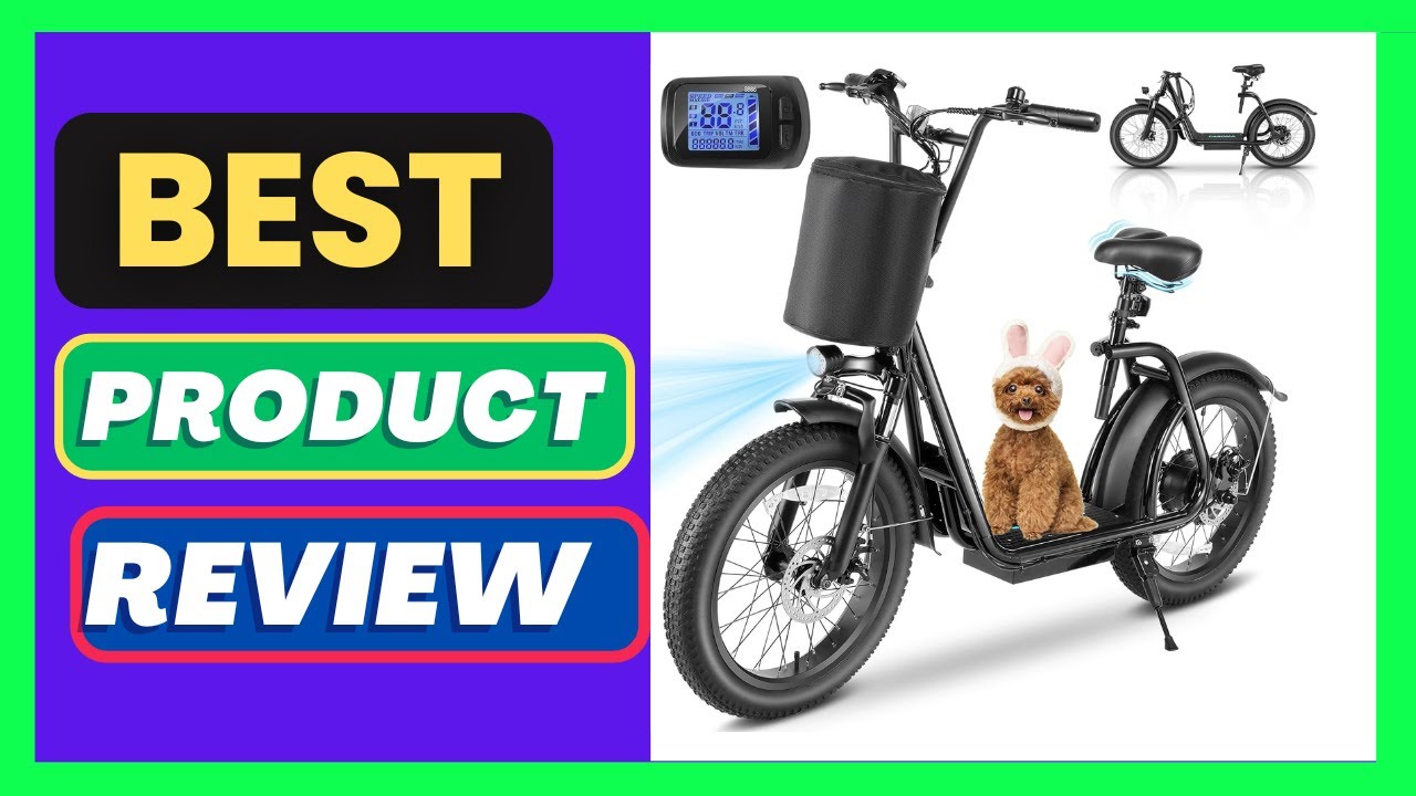 Caroma Peak 800W/1200W Electric Scooter with Seat,