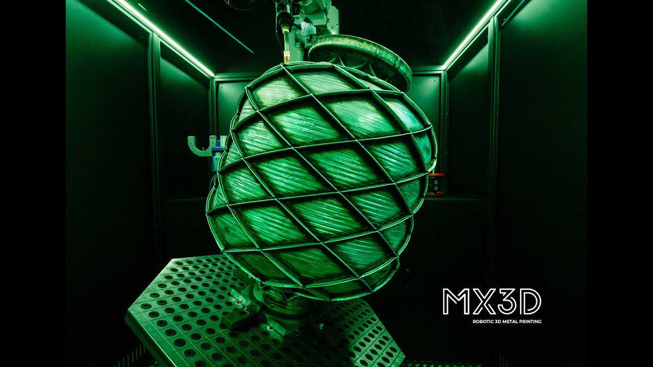 WAAM Reinforced Pressure Vessel | MX3D Robotic WAAM (Wire Arc Additive Manufacturing) Experts