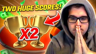 I'M ON TWO $525 HIGH ROLLER FINAL TABLES?! | $8,500+ POKER SCORE!
