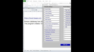 Calendar  Appointment calendar with pictures in Excel VBA