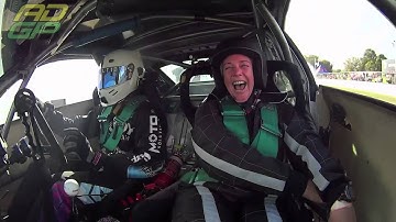 Levi Clarke Tubro V8 S15 - Hilarious Passenger Ride at V8 Supercars