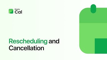 Rescheduling and Cancellation feature in NeetoCal