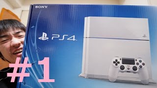 【PlayStation4】次世代ゲーム機PlayStation4  グレイシャー・ホワイトがキタ!! #1