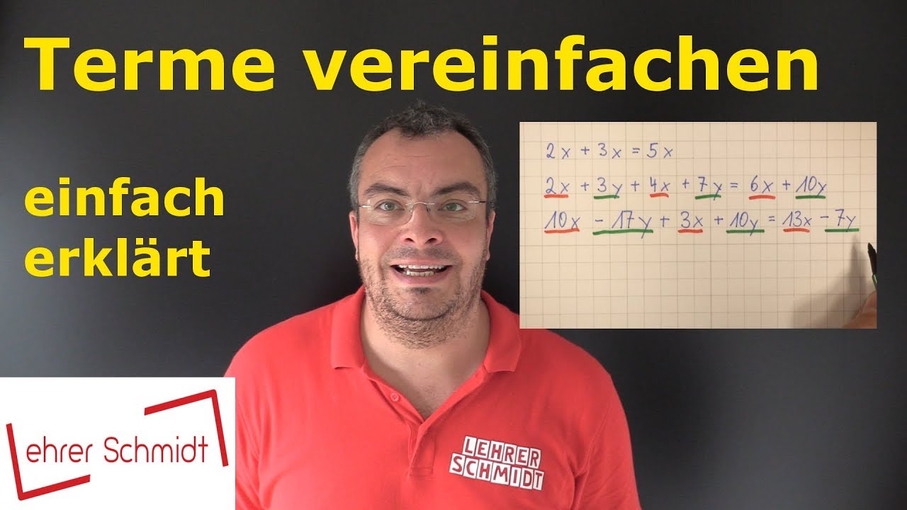 Variable einfache Erklärung I Rechnen mit x y Mathe