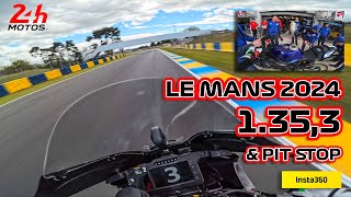 Le Mans 24h '24 ONBOARD in 1:35,3 & PitStop | Canepa | Insta360 AcePro