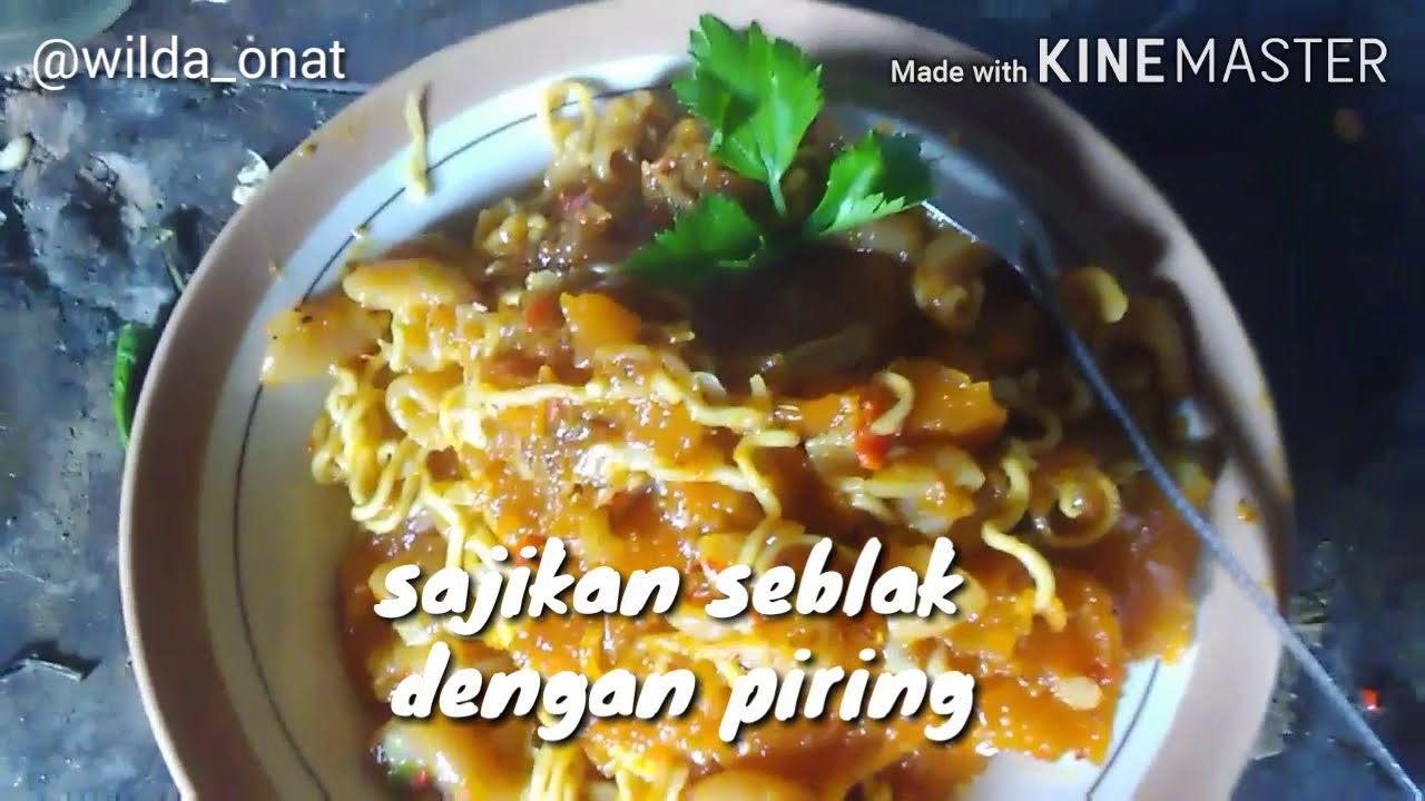 Tutorial mudah membuat seblak 
