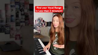 Find your Vocal Range in less than 2 minutes! #vocalrange #vocalcoach #vocaltechnique #singing
