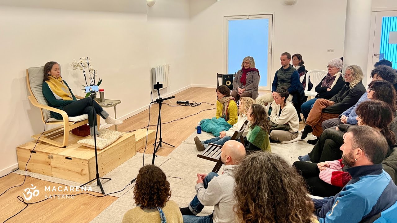 Satsang con Macarena. 