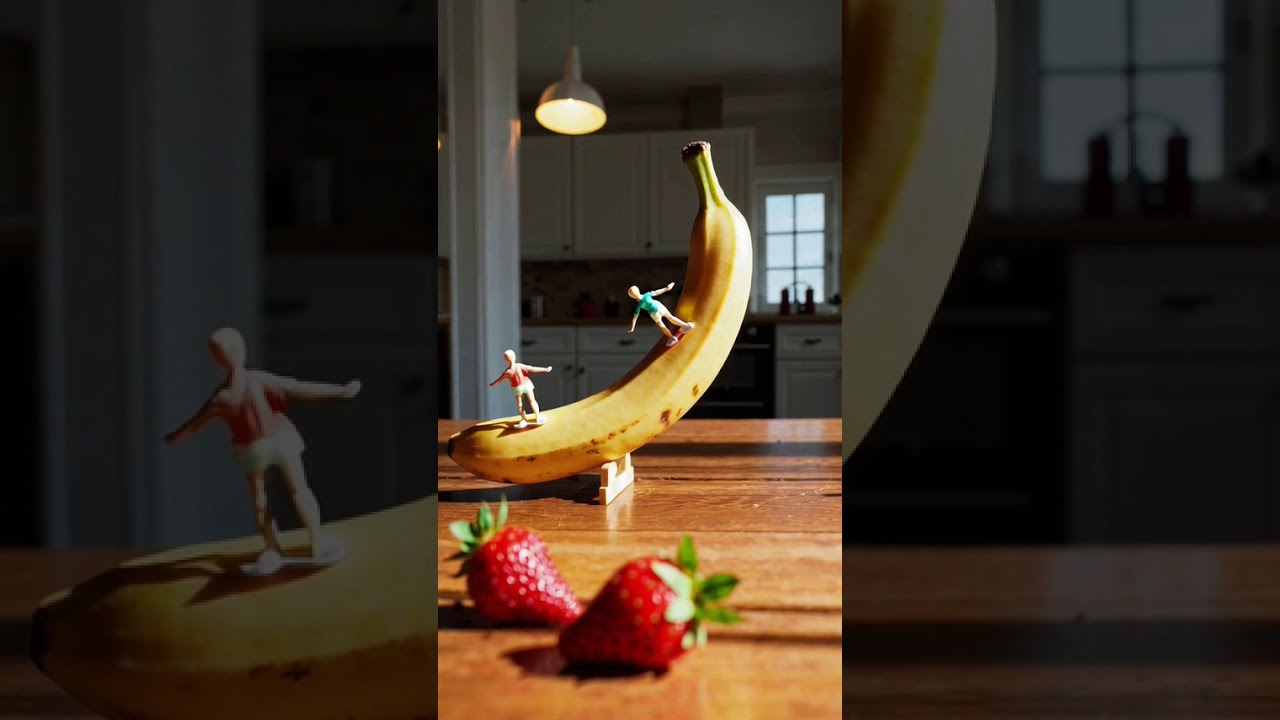 AI Generated: Micro World - Skateboarding / AI生成：微型世界-滑板運動 