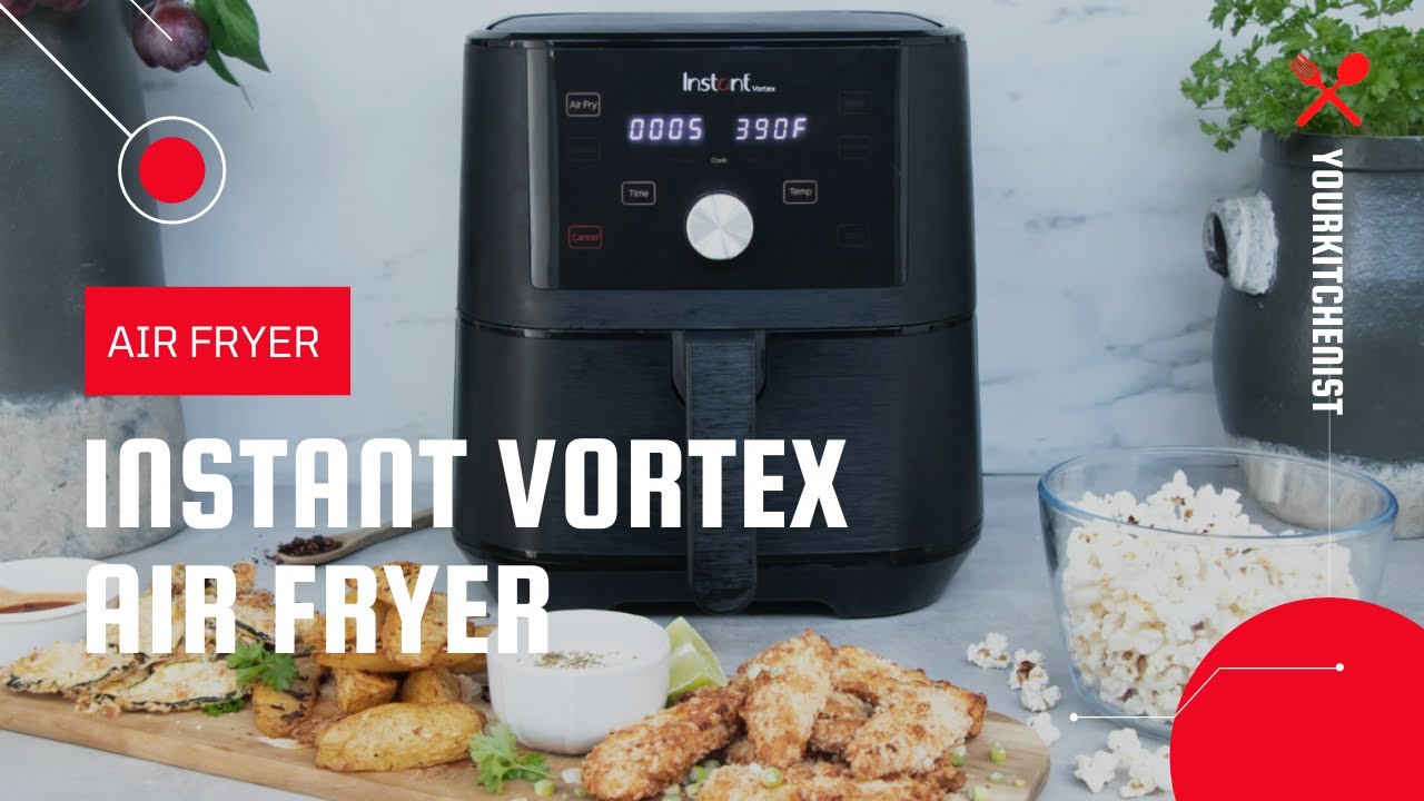 Instant Vortex 4 in 1 Basket Air Fryer, Digital Touchscreen, 6 Quart
