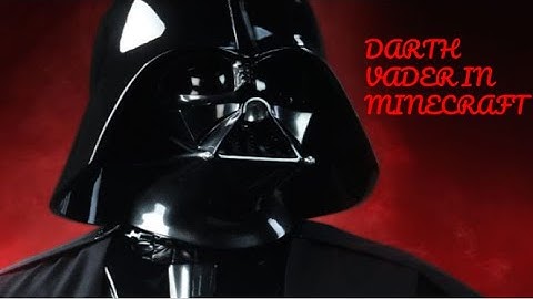 Darth Vader In MINECRAFT (mod showcase)