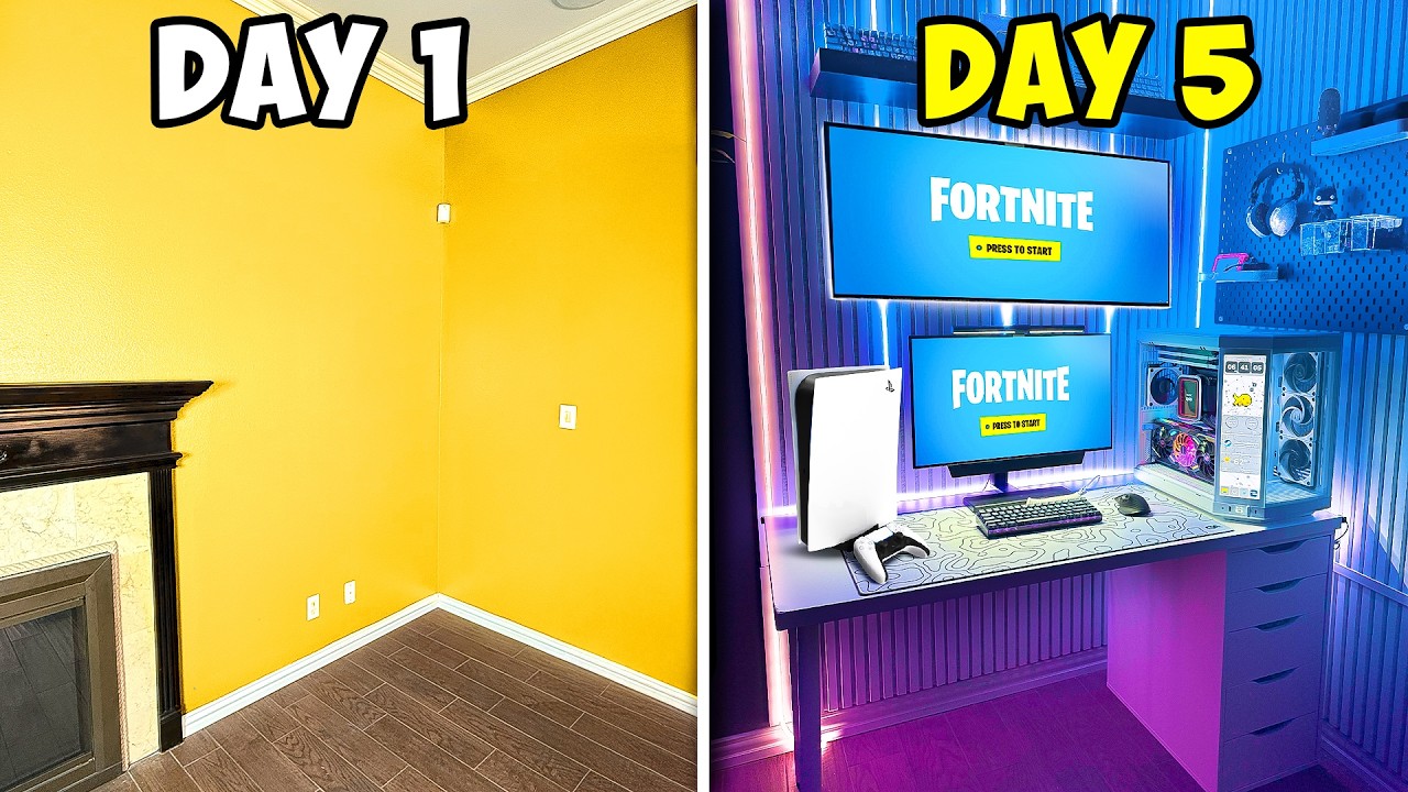 I Built My DREAM ,000 Gaming Room! I Built My DREAM ,000 Gaming Room!