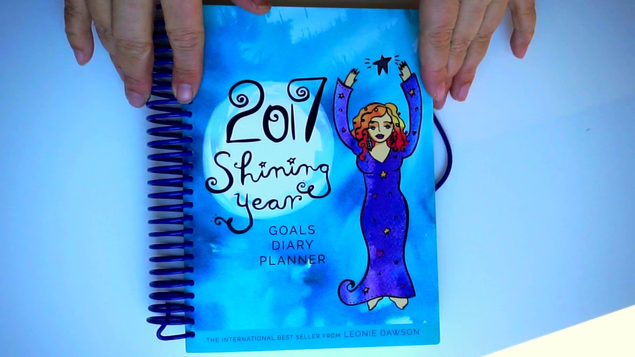 Leonie Dawson's 2017 Goals, Diary planner flip through