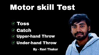 2nd Grade Motor Skills Assessment | PET - Ravi Thakur | PE Circuits | Throwing, Catching, Tossing.