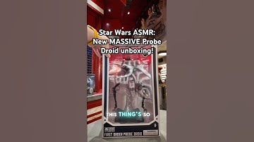 New Star Wars Probe Droid from the Depot at Galaxy’s Edge! 🙂‍↕️#starwars #asmr #unboxing #shorts