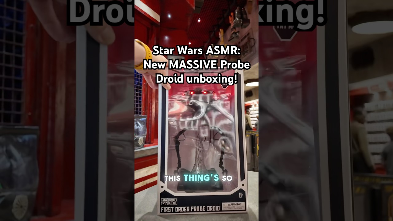 New Star Wars Probe Droid from the Depot at Galaxy’s Edge! 🙂‍↕️