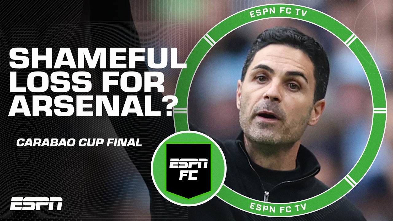 Craig Burley calls Arsenal’s approach vs. Man City an 'ABSOLUTE DISGRACE!' 🗣️ | ESPN FC