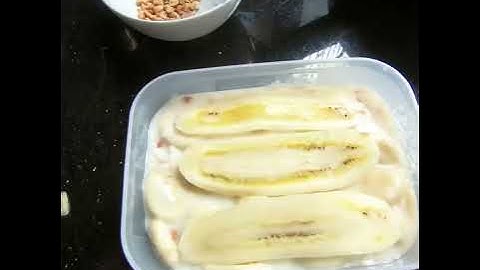 CÁCH LÀM KEM CHUỐI QUE KEM CHUỐI HỘP