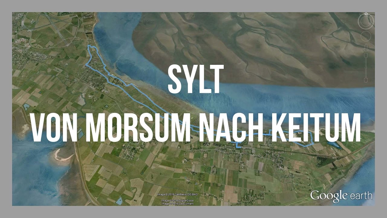 Wanderung Sylt   Von Morsum nach Keitum  Wandern Nordsee  GPS Track