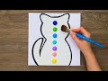 How to draw easy moonlight painting tutorialsatisfying acrylic painting