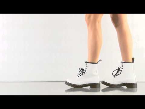 1460 W in White Smooth Dr Martens