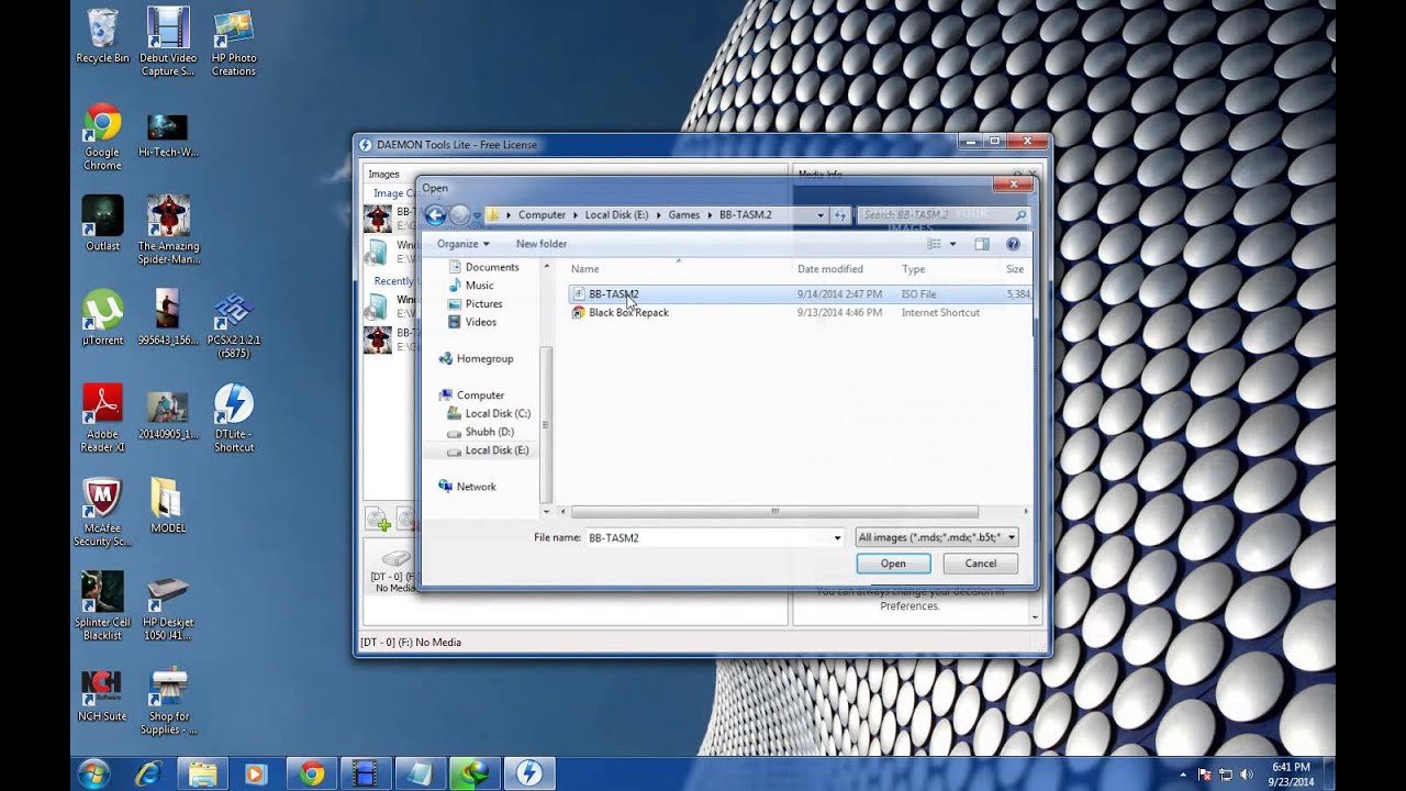 How to open  iso file