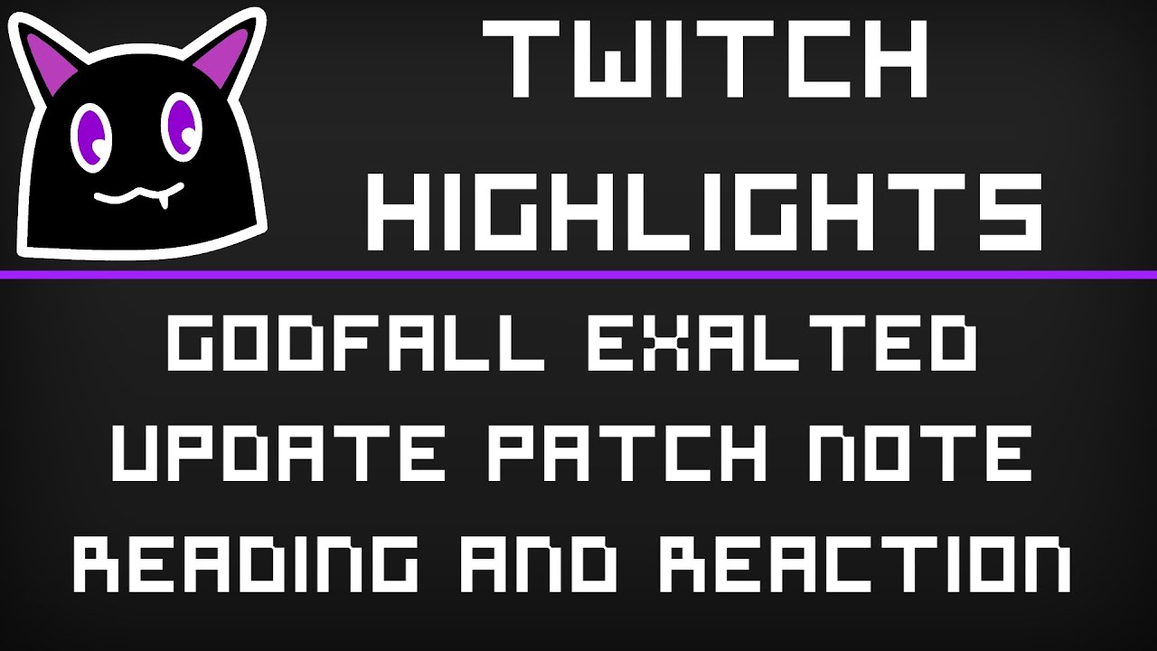 Reading the Exalted Update Patch Notes | Godfall Twitch Highlight