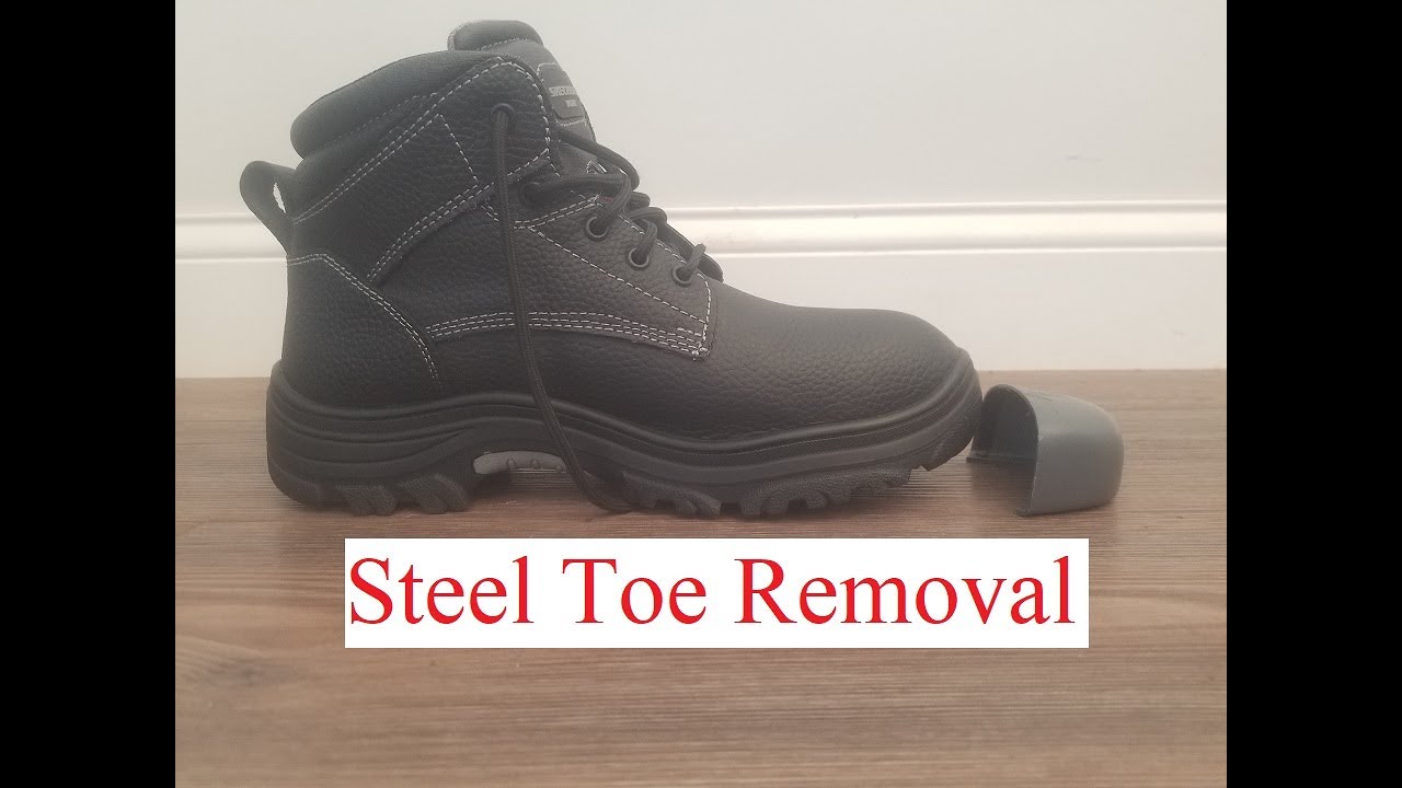Steel Toe Removal From Boot - Youtube