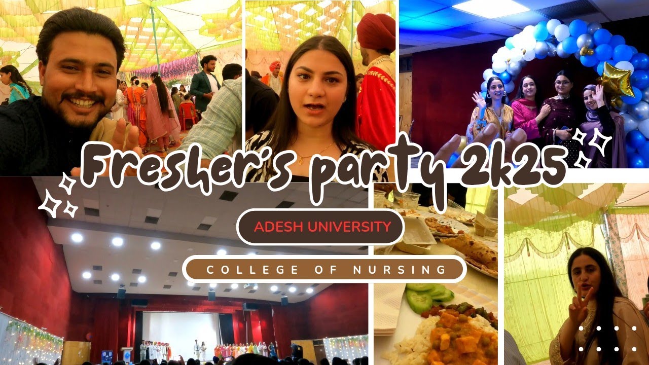 Fresher's Party 2k25 | Adesh University | College Of Nursing | 