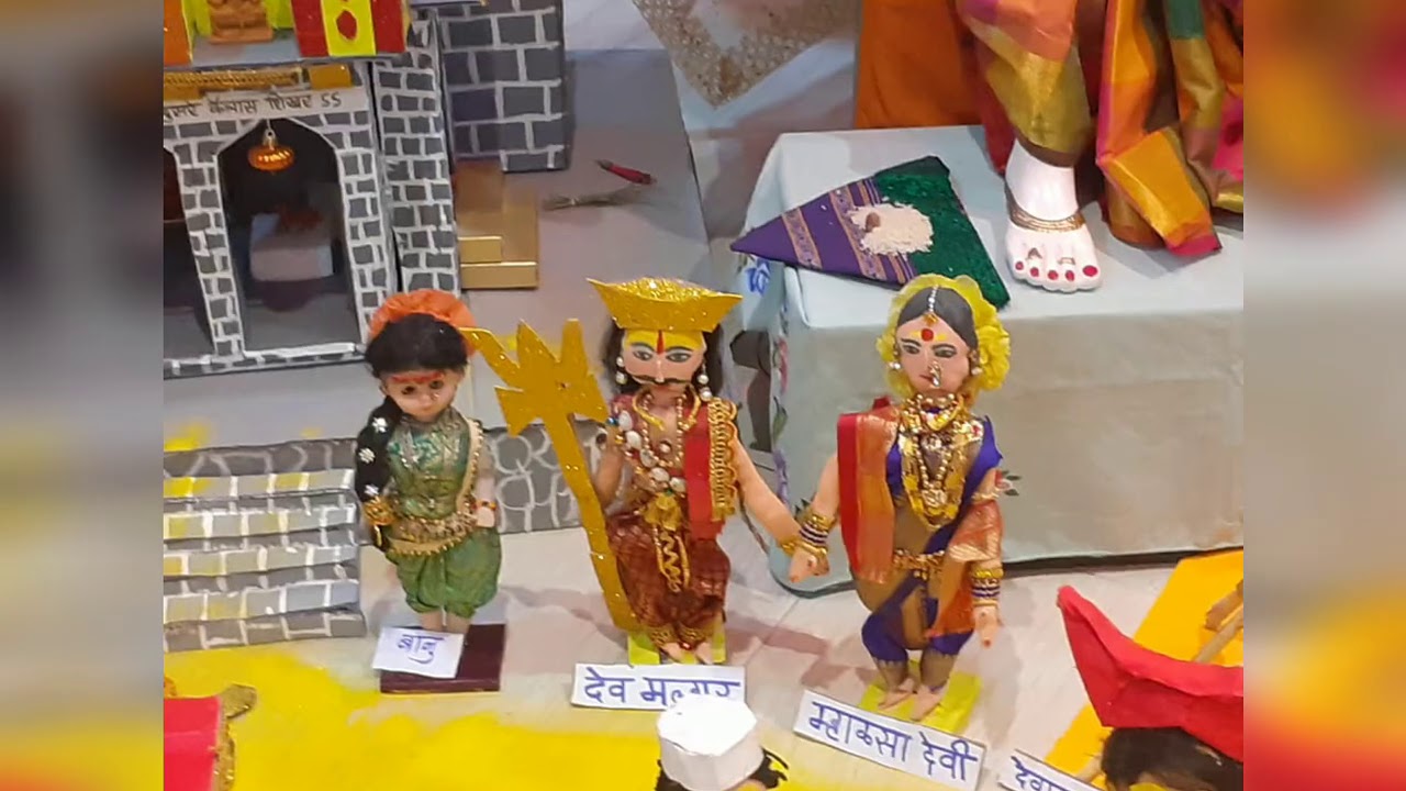 गौरी पूजन 2020 | Gauri Ganpati Decoration Ideas | Photos Shared By - Rupali  Zirpe - YouTube