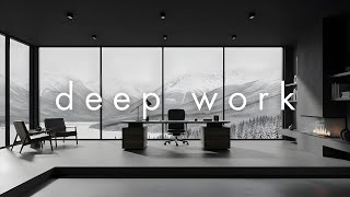 Focus Like a CEO • Deep Work Music — Minimal Winter Office