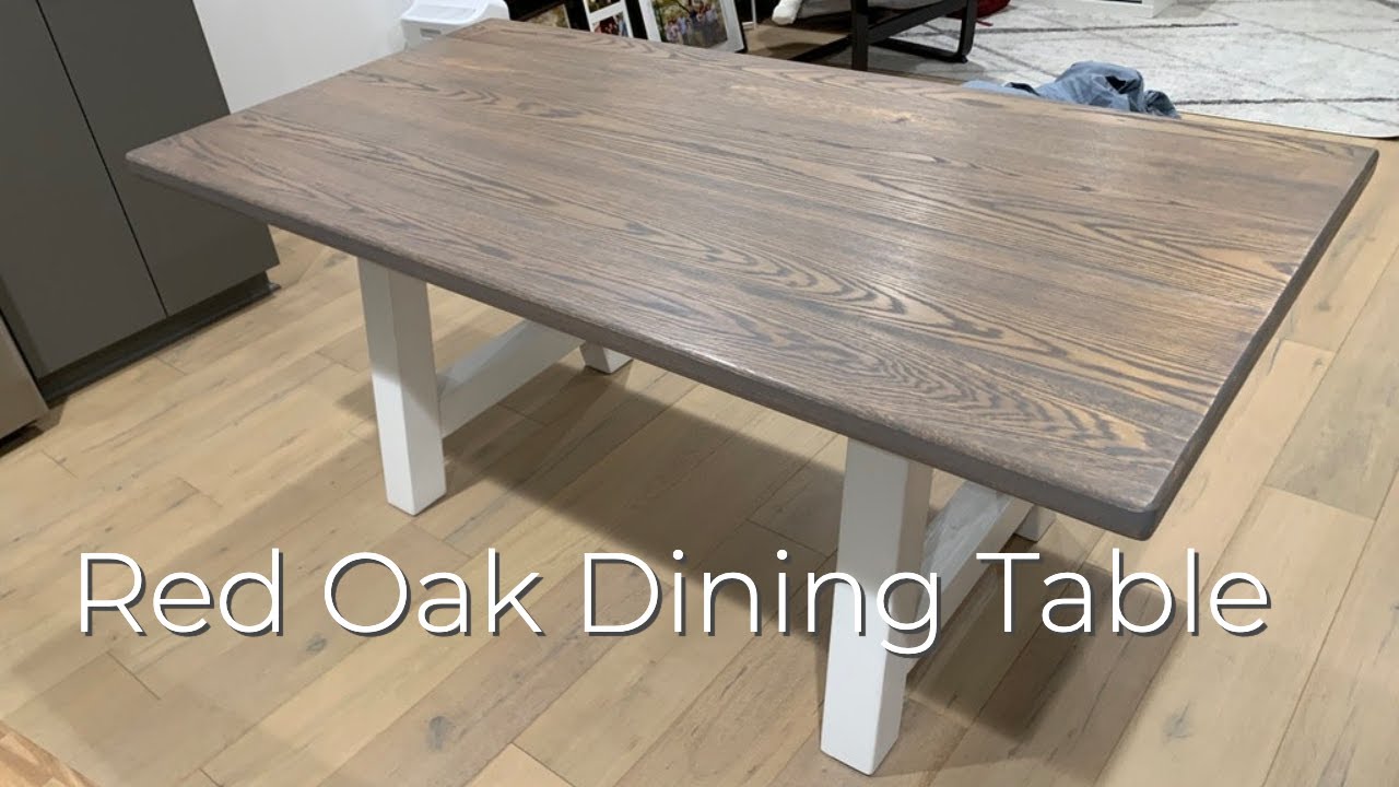 Making A Red Oak Dining Table - Youtube