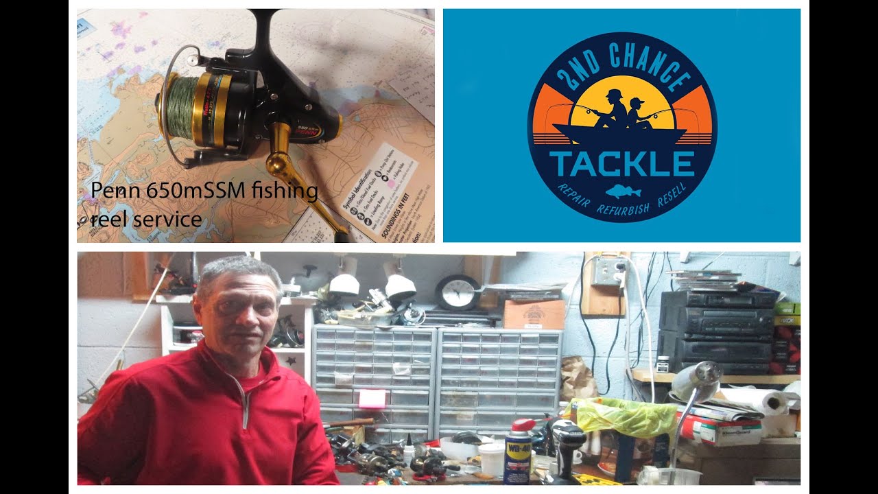 Penn SpinFisher 650 SSM fishing reel how to take apart and service POBSE