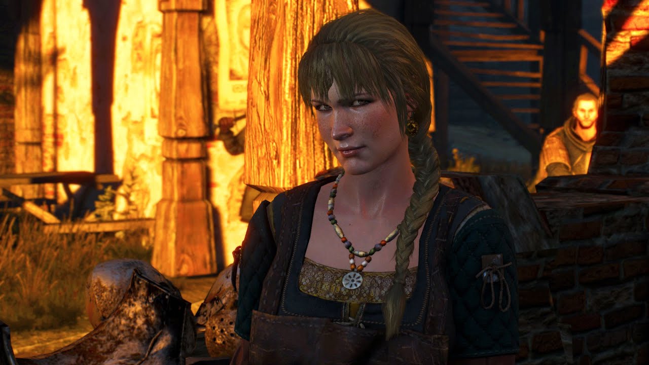 The Witcher 3 Wild Hunt - Yoana The Smith, destroys Geralt at Gwent