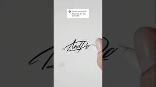 Signature for Andra ✅ #Mysignatureplz #signature #calligraphy #tandatangan #cursive #handwriting