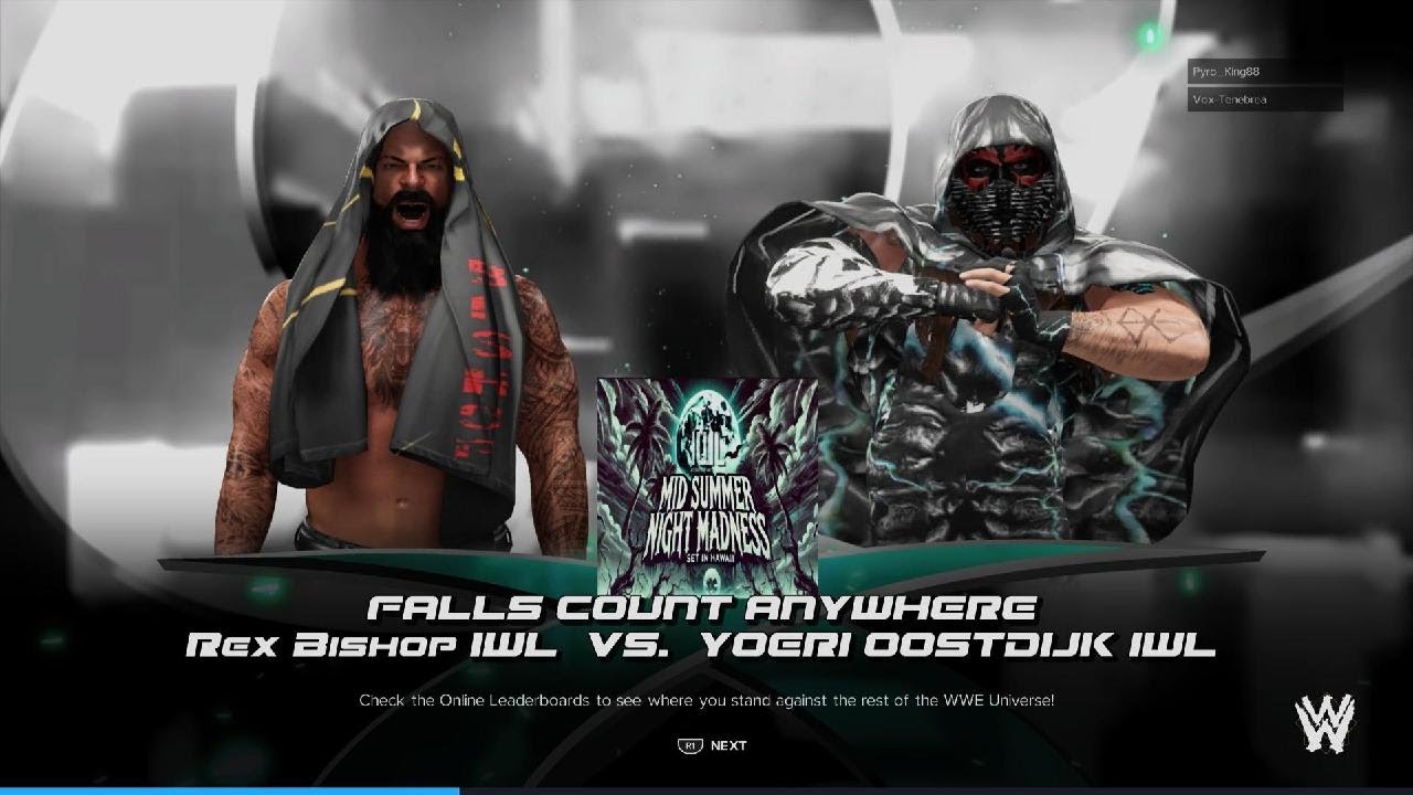 IWL Mid Summer Night Madness FCA-- Rex Bishop vs Yoeri Oostdijk