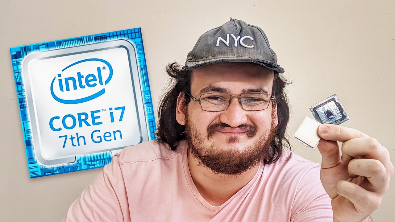 TIREI A TAMPA DO CORE I7 7700K, ESFRIOU? 🥶❄️
