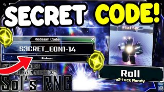 ALL *WORKING EON1-14* CODES FOR SOL'S RNG IN JANUARY 2026! ROBLOX SOL'S RNG CODES Sol S Rng Update Full Guide Codes Eon 1 14