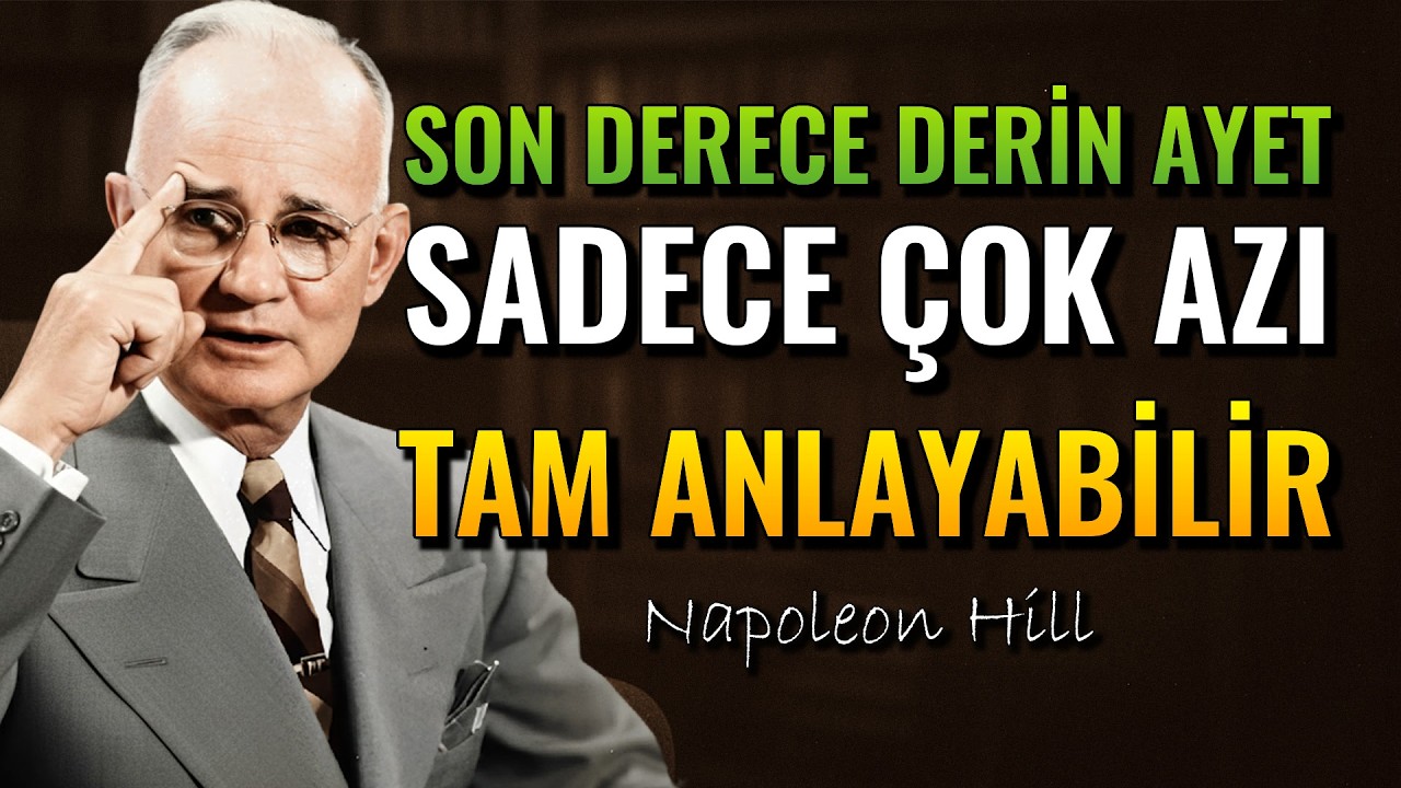 Az kişinin anladığı ve herkesi şaşırtan İncil ayeti (Napoleon Hill)